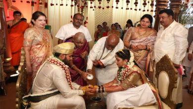 Former prime minister Deve Gowda's grandson married in lockdown