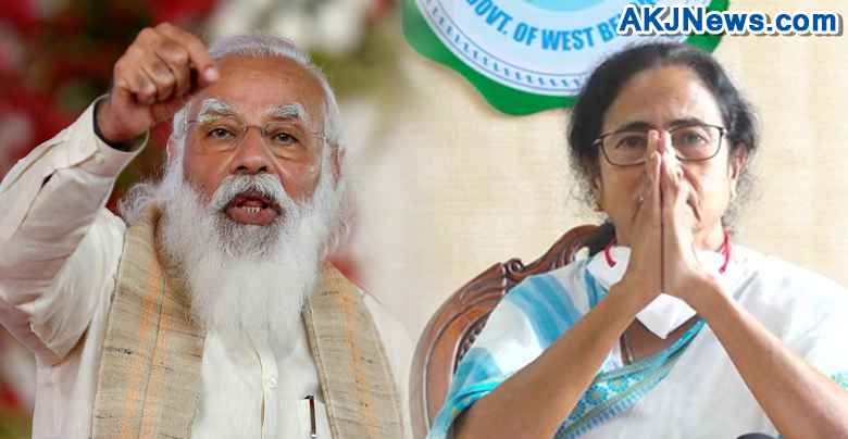 mamata is ready to touch modi's feet