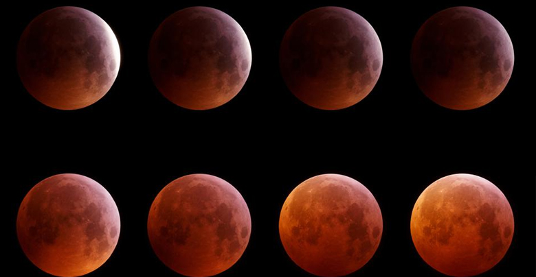 super blood moon - lunar eclipse 2021