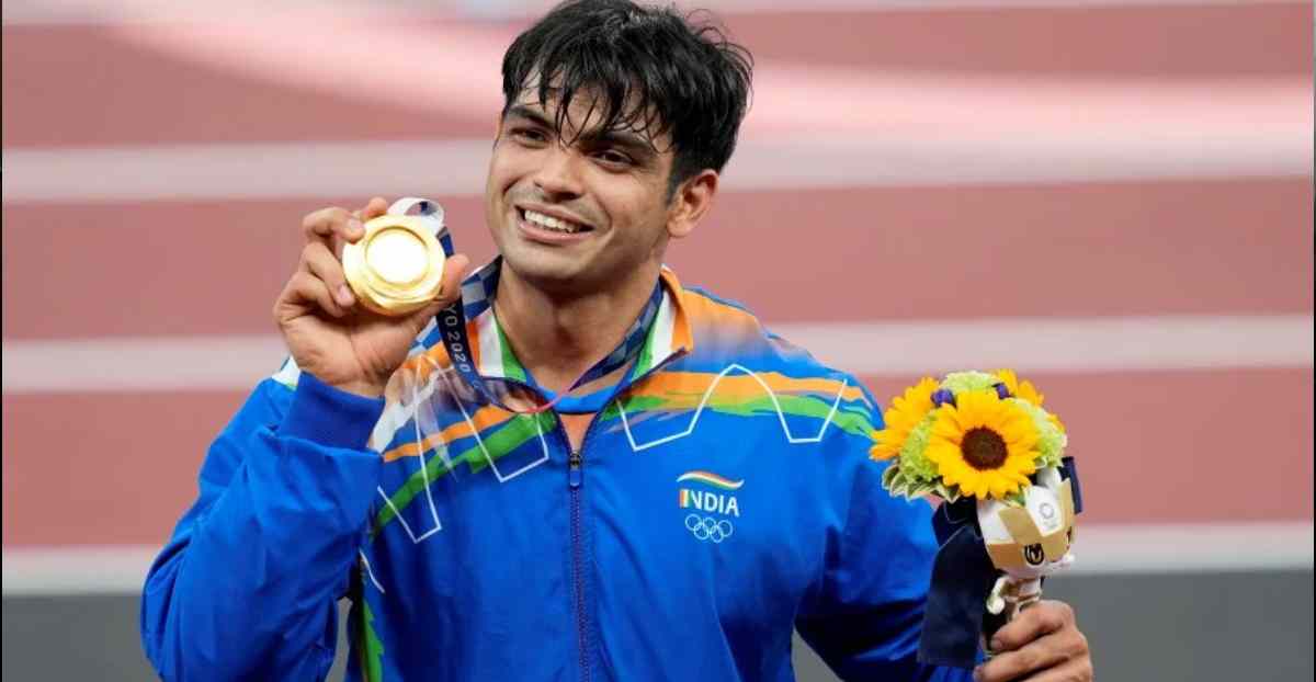 neeraj chopra won gold in olympics