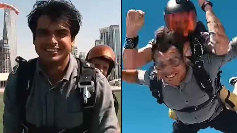 Neeraj-Chopra-skydiving