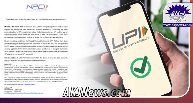 UPI transactions will be charged from April 1