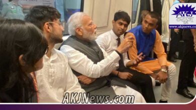 PM Modi at Delhi metro