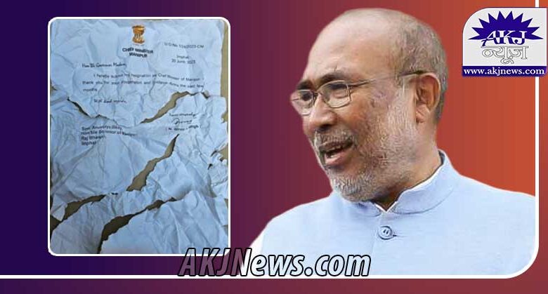 Women prevented Chief Minister Biren Singh from resigning